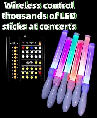 433MHz ワイヤレス DMX コントローラー 10 ゾーン ステージ照明制御用 LED ブレスレット 無線 コントローラー