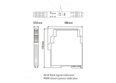 RTD/TCはディジタル信号のアイソレーターのアナログ出力0-5V 4-20mAのコンバーター24V DCを入れました