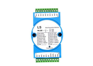 連続RS485 RS232のコンバーターへのLS-WJ28 8CHのアナログ信号4-20mAか0-5V
