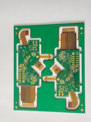 堅い屈曲PCB 1.0mmの高性能FR4 TG180材料4つの層の