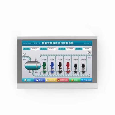 10Inch TFT LCD人機械インターフェイスRS232 RS485 64MB RAM Modbus